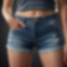 Variety of Flattering Jean Shorts Styles