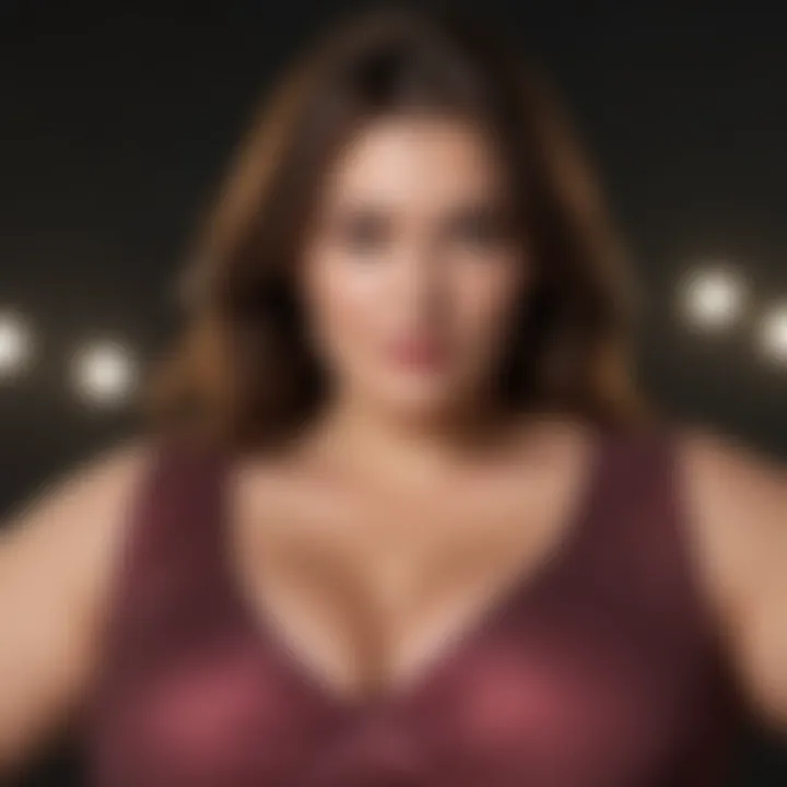 Trendy plus size outfit highlighting modern design principles