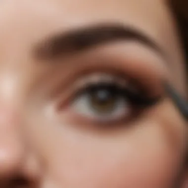 Graphic Eyeliner Tools Diverse array of graphic eyeliner tools including brushes and pens