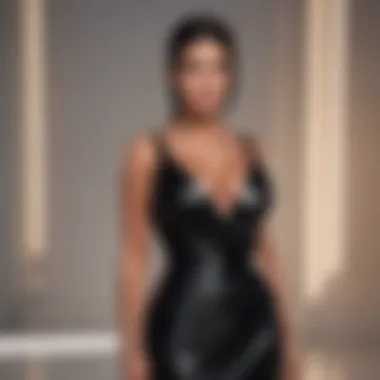 Elegant Design Elements of Kardashian Dresses Kardashian dresses showcasing elegant design elements