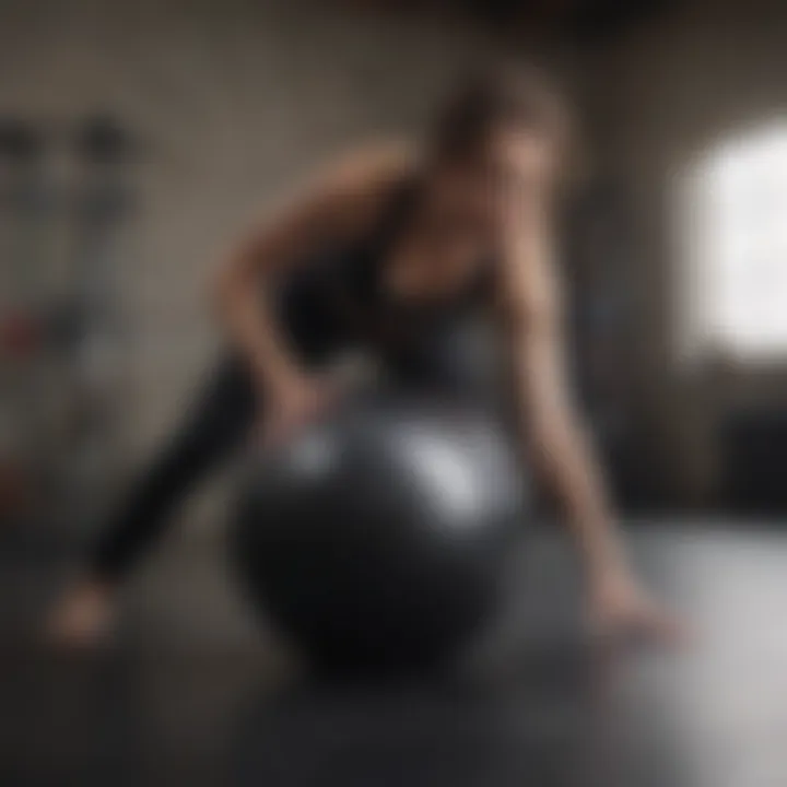 A close-up of a practitioner performing a skilled Pilates exercise emphasizing core strength.