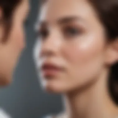 Patient consultation with skincare professional