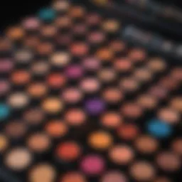 Colorful Morphe Makeup palettes showcasing vibrant shades