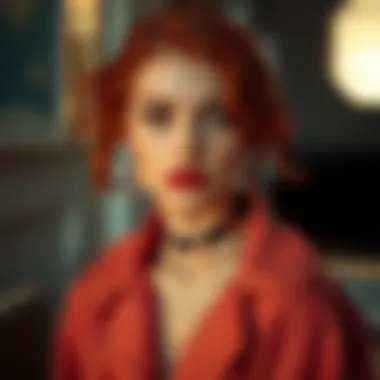 Color Harmony: Complementary Shades for Olive Skin and Red Hair Color palette showcasing complementary shades for olive skin and red hair.