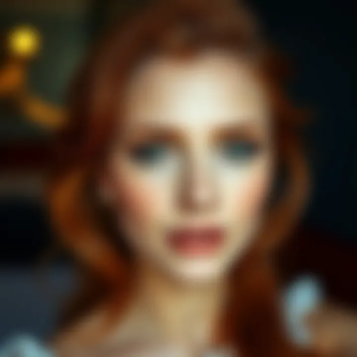 Makeup Mastery: Enhancing Olive Skin and Red Hair Makeup application techniques highlighting the beauty of olive skin and red hair.