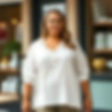 Comfortable plus size linen top perfect for versatile styling