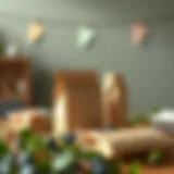 Sustainable packaging solutions showcasing eco-friendly materials