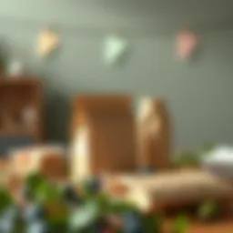 Sustainable packaging solutions showcasing eco-friendly materials