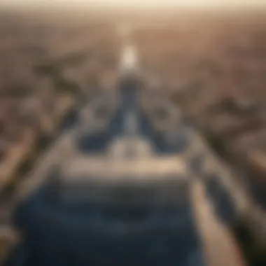 Aerial View of Vatican City: Spiritual and Architectural Wonder Panoramic view of the Vatican City from a rooftop