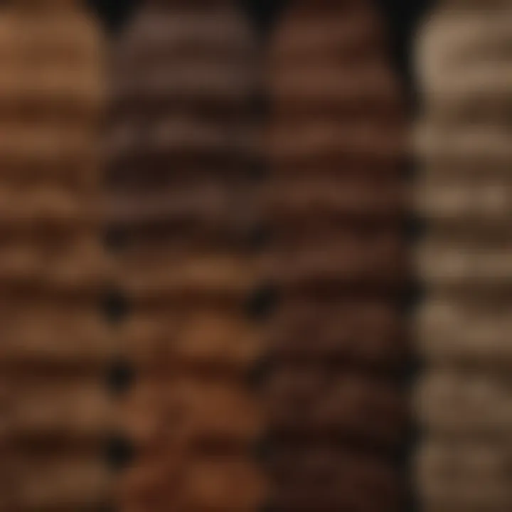 Color chart showcasing a variety of semi-permanent hair color options