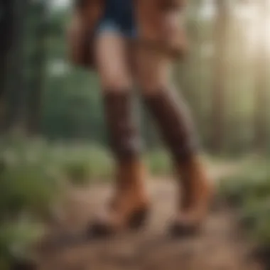 Spring Style with Sorel Wedge Boots Sorel wedge boots integrated into a spring ensemble