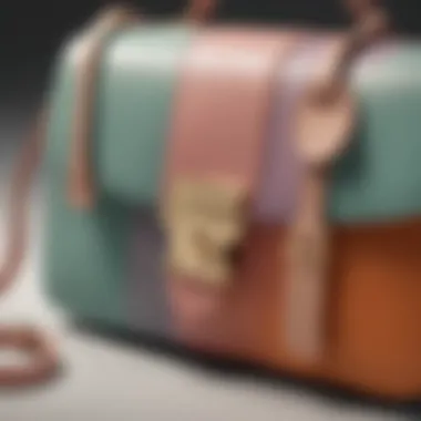 Stylish handbag color palette for spring season