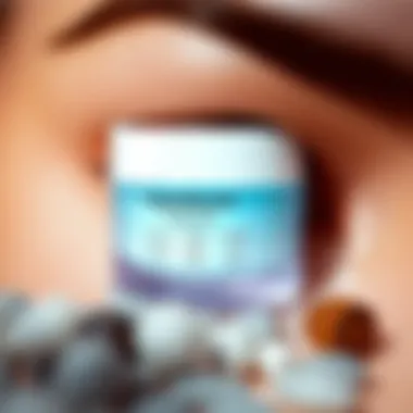 Key Ingredients in Eye Lift Formulations Illustration of key ingredients commonly found in temporary eye lift creams