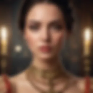 Historical Beauty Trends Artistic representation of historical beauty trends