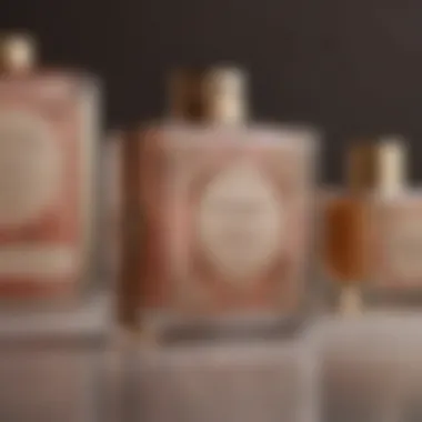 Cosmetic Packaging with a Vintage Aesthetic A close-up of vintage-inspired cosmetic packaging
