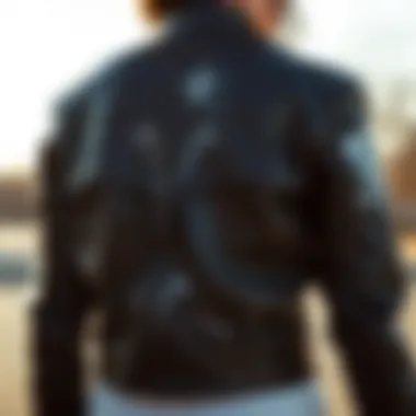 Design Elements of All Saints Leather Jackets Unique design elements of All Saints leather jacket highlighted