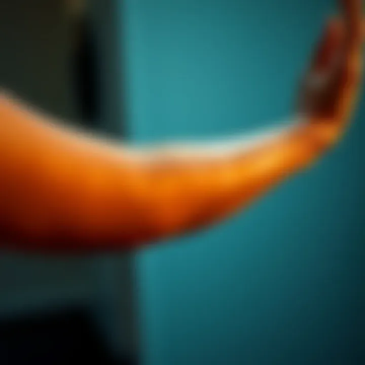 A beautifully tanned arm showcasing a glowing complexion
