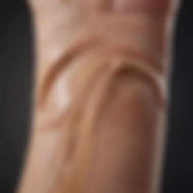 Foundation Formulas Swatches Swatches of different foundation formulas
