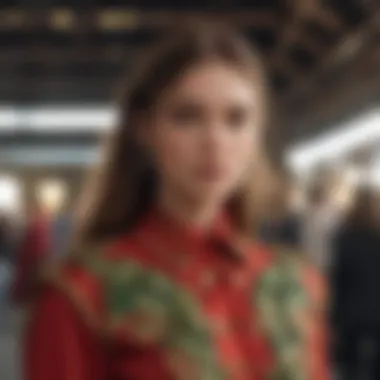 Sustainable fashion showcased on social media