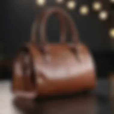 Sustainable Elegance Elegant non-leather handbag made from sustainable materials
