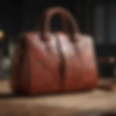 Artistry in Design Non-leather handbag showcasing unique design elements