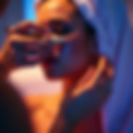 Luxurious sunless tanning lotion application