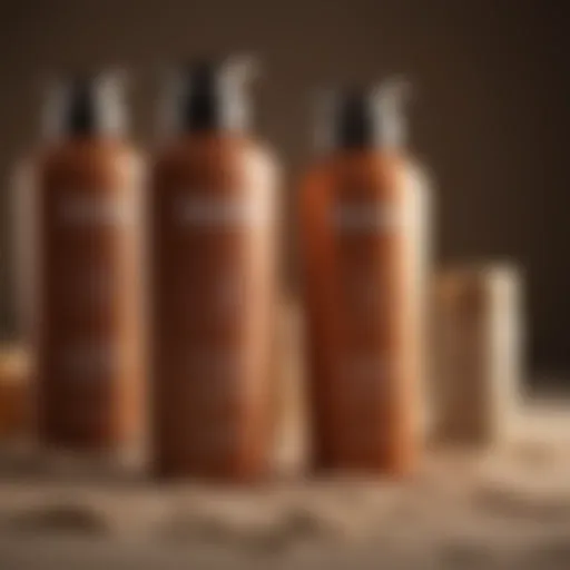 Selection of tanning lotions showcasing various brands and formulations.