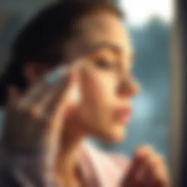 Application Techniques for Maximum Efficacy A person applying a topical treatment for zits