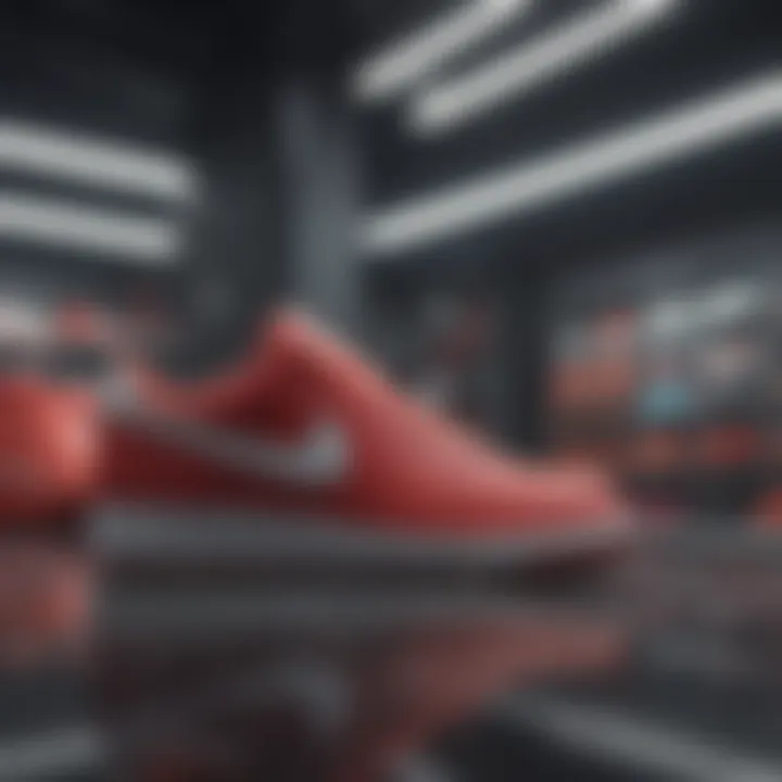 Consumer engagement with Nike products in a retail setting