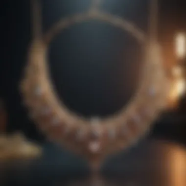 Innovative Necklace Designs Elegant necklace showcasing innovative design trends