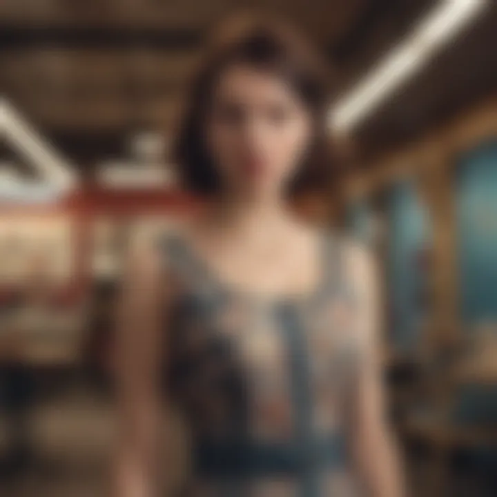 A vintage-inspired dress showcasing Mod Cloth's unique design aesthetics.