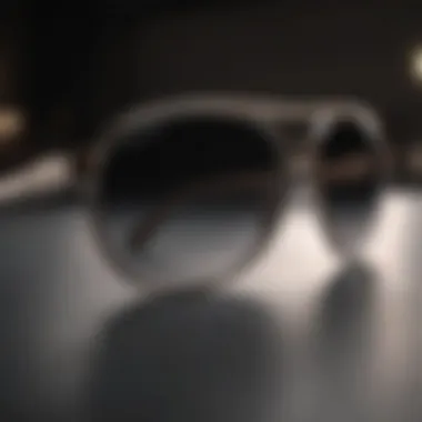 Trendy sunglasses design displayed on a modern surface