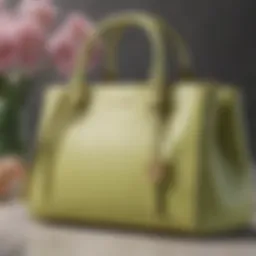 Elegant Michael Kors purse showcasing spring colors