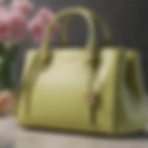 Elegant Michael Kors purse showcasing spring colors