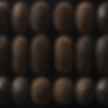 An arrangement of different hair types styled using the small barrel dryer brush.