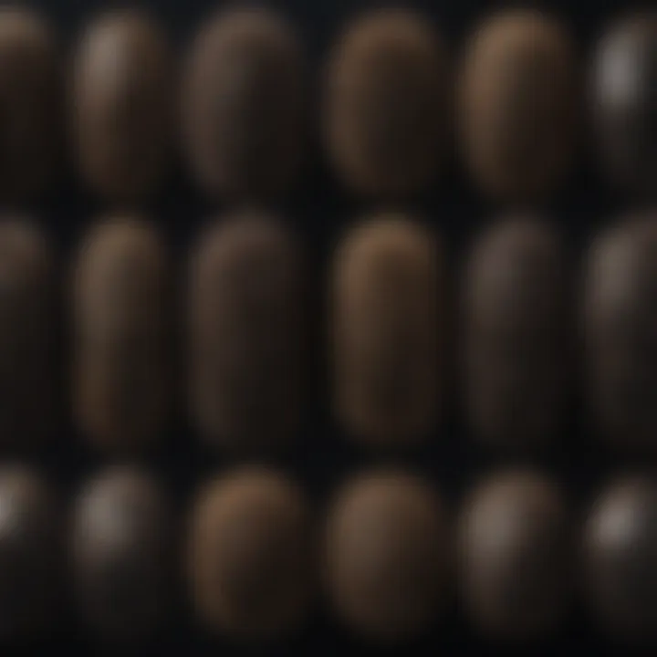 An arrangement of different hair types styled using the small barrel dryer brush.