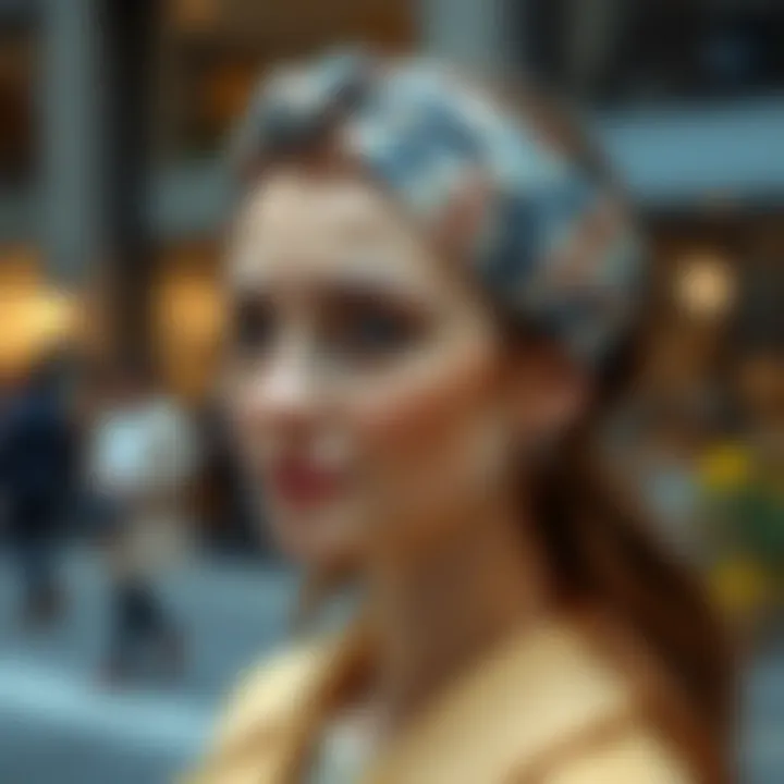 Stylish Designer Headband Stylish designer headband showcasing modern trends