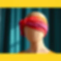 Elegant fabric headband in a vibrant color