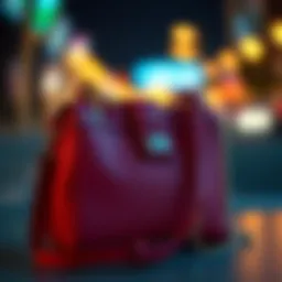 Elegant phone bag with unique design