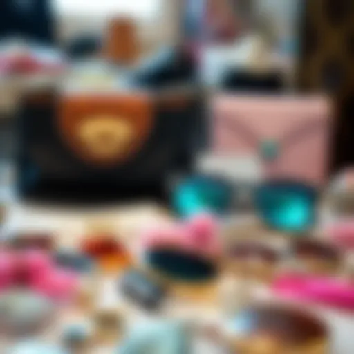 A curated selection of fashion accessories showcased online