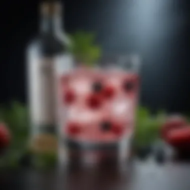 Artful Infusion of Vodka with Herbs and Fruits Infused vodka with fresh herbs and fruits