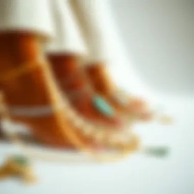 Diverse Ankle Chains An elegant display of diverse ankle chains showcasing intricate designs.