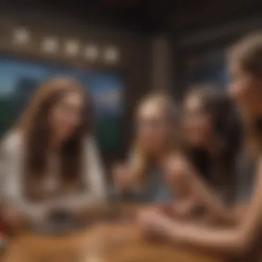 Interactive Trivia Game on Zoom Diverse group participating in a Zoom trivia game