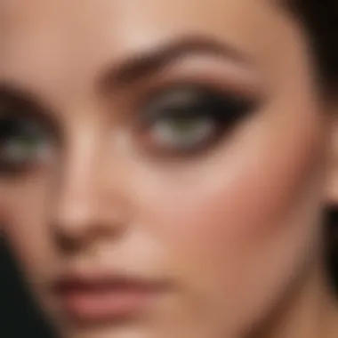 Elegant smoky eyeshadow for green eyes