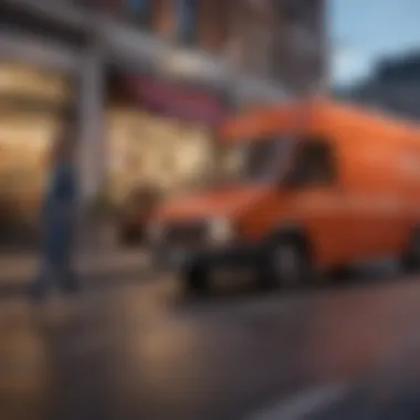 Speedy Service: Revolutionizing Delivery in Fashion Conceptual image highlighting fast delivery services