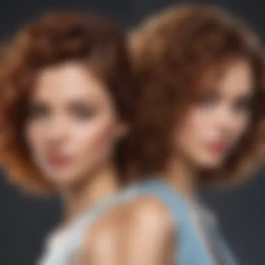 Transformative Effects of Frizz Control Treatments A side-by-side comparison of hair before and after using frizz control products
