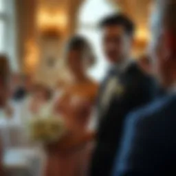 Elegant wedding attire for guests