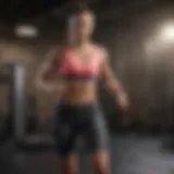 Dynamic workout session with app interface