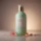 A close-up of a soothing lotion with natural ingredients