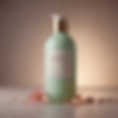 A close-up of a soothing lotion with natural ingredients